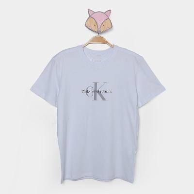 Camiseta Infantil Calvin Klein Logo Menino