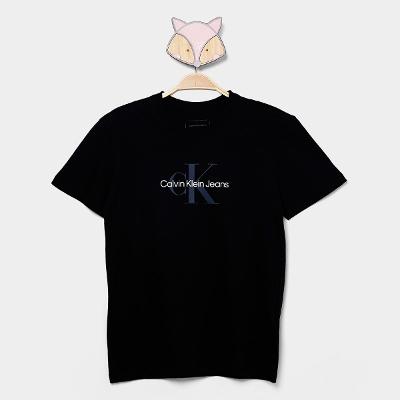 Camiseta Infantil Calvin Klein Logo Menino