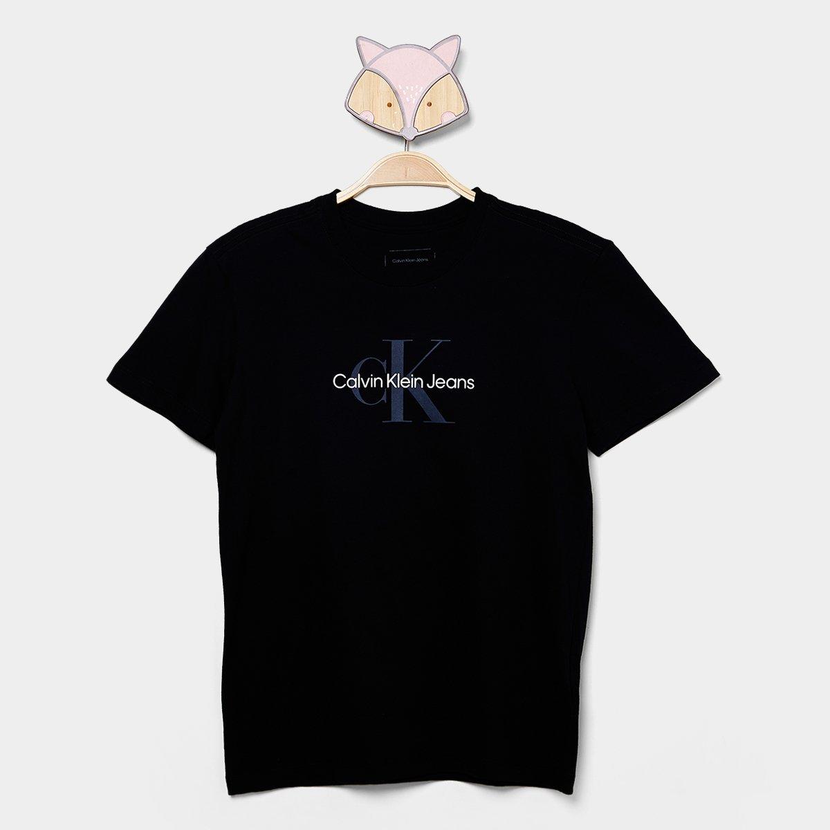 Camiseta Infantil Calvin Klein Logo Menino - 1