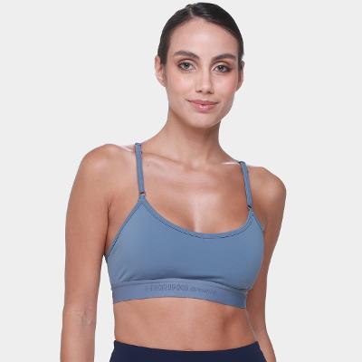 Top Hering Costas Cruzadas Alças Finas