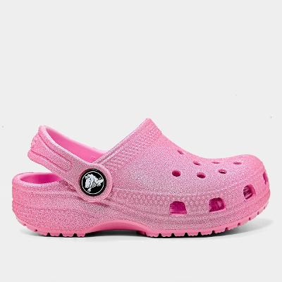 Sandália Crocs Infantil Classic Glitter Clog K