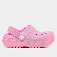 Crocs Infantil Classic Lined Glitter Clog T Menina - 1
