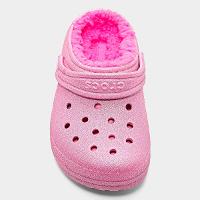 Crocs Infantil Classic Lined Glitter Clog T Menina