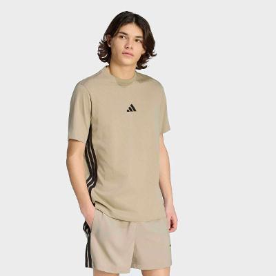Camiseta Adidas 3 Listras Stretch Masculina