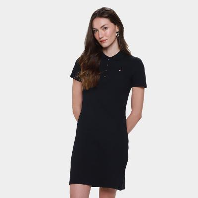 Vestido Polo Tommy Hilfiger 1985 Slim Pique Feminino