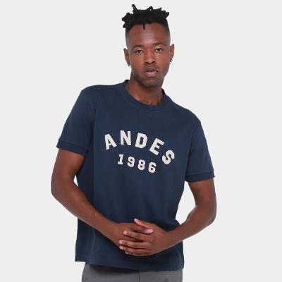 Camiseta Osklen Andes College Embroidered Masculina