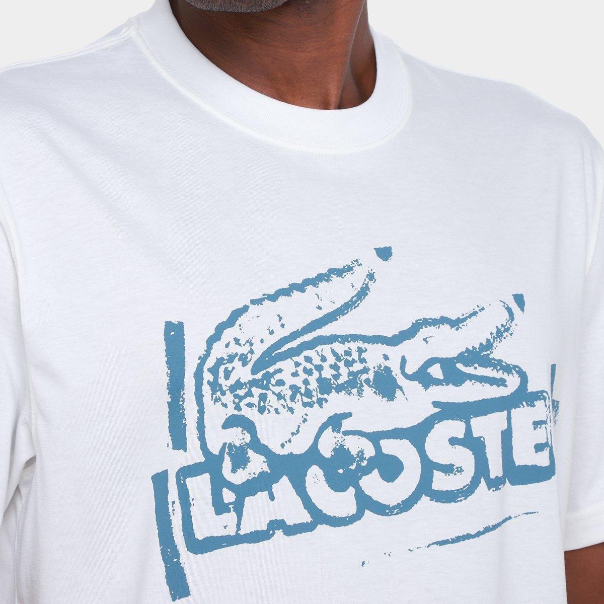 Camiseta Lacoste Logo Masculina - 3