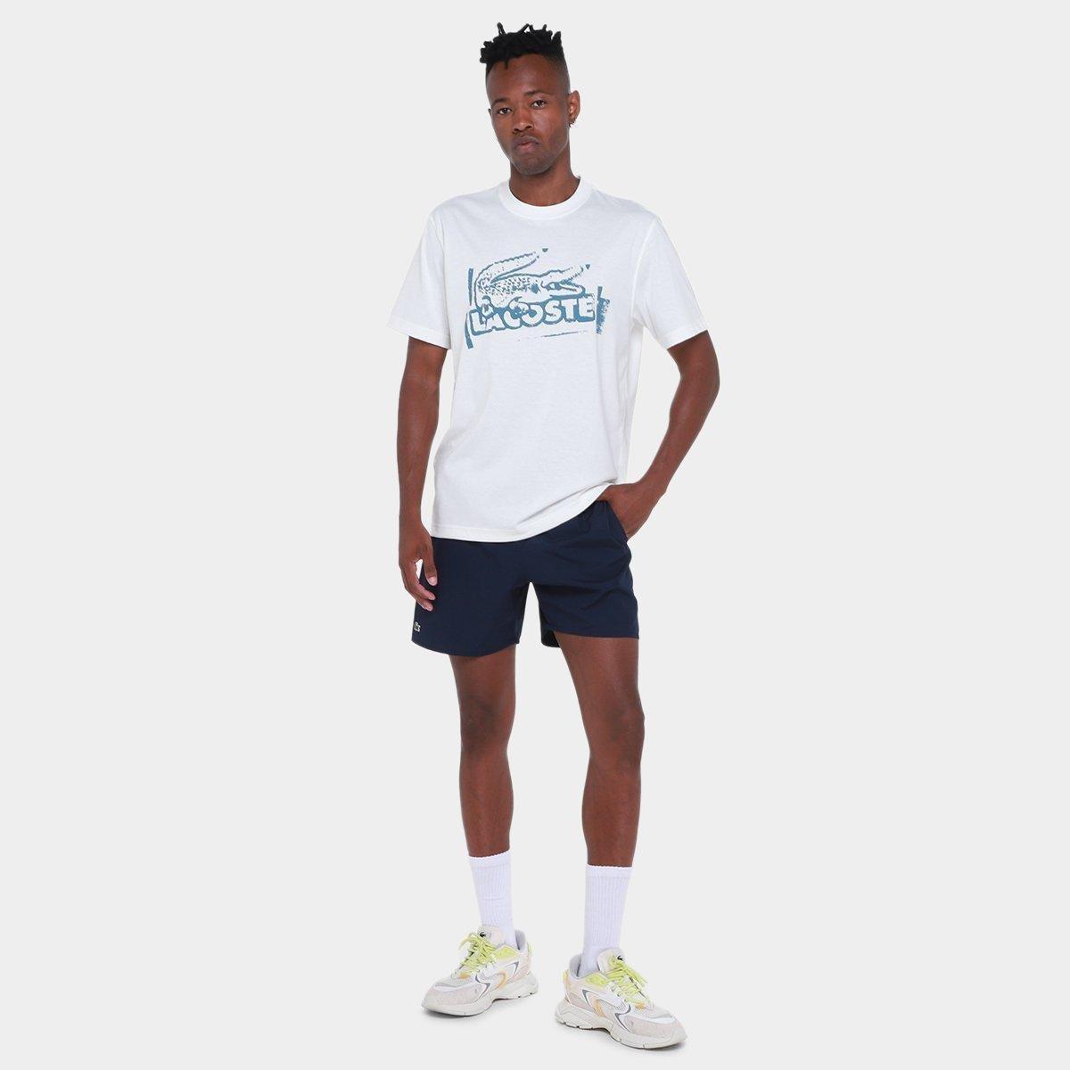 Camiseta Lacoste Logo Masculina - 4