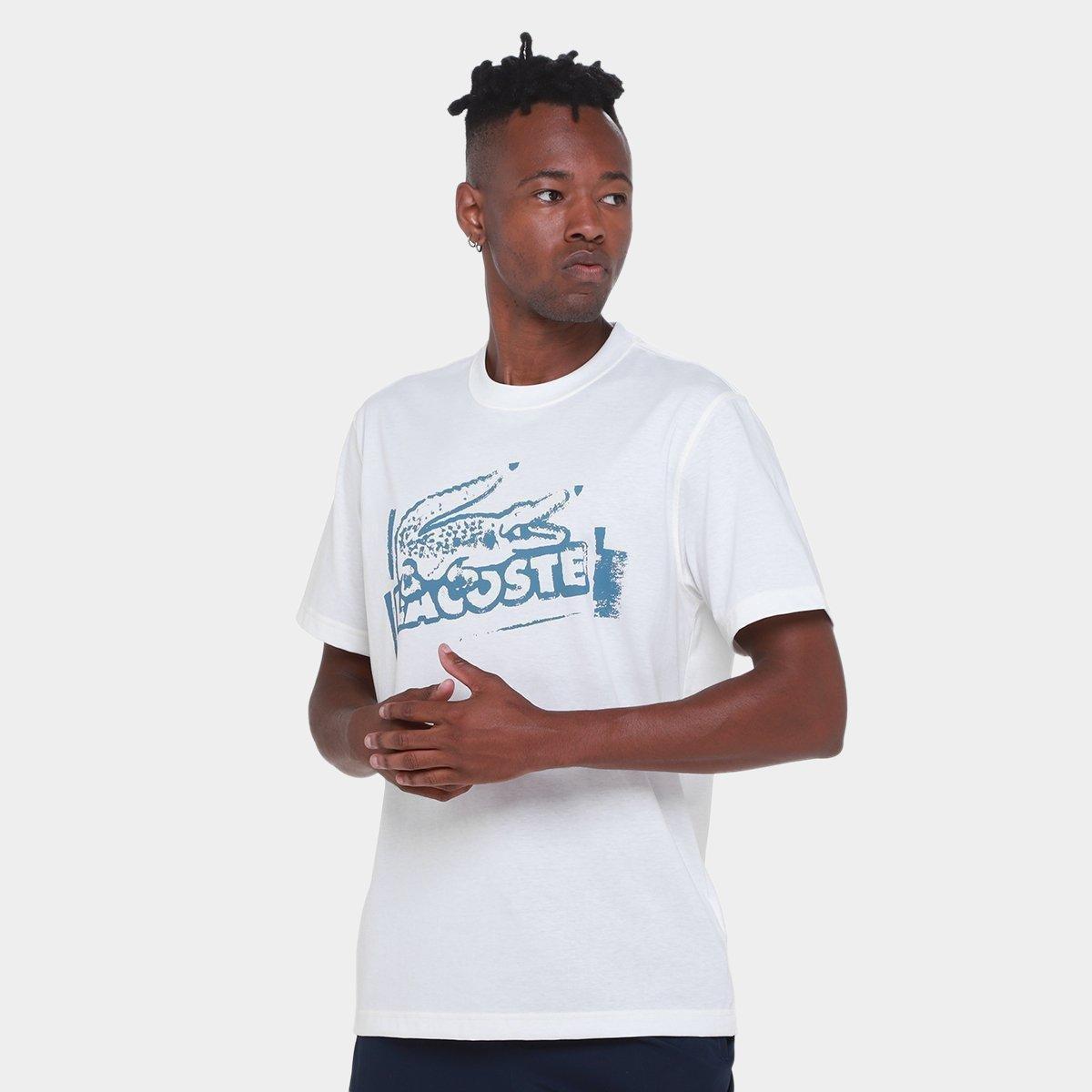 Camiseta Lacoste Logo Masculina - 1