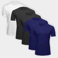 Kit Camiseta Hering Slim Masculina 5 Peças - 1