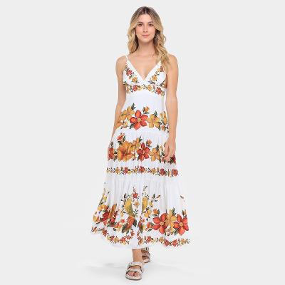 Vestido Farm Longo Bosque Chic