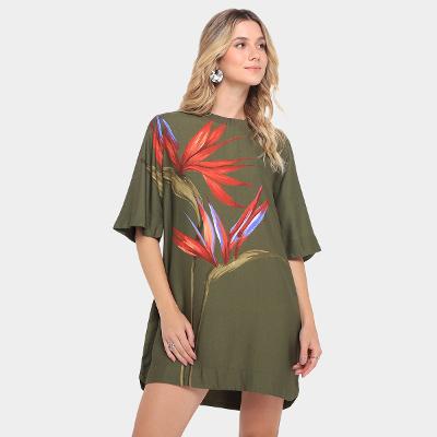 Vestido Tshirt Farm Maxi Estrelicia