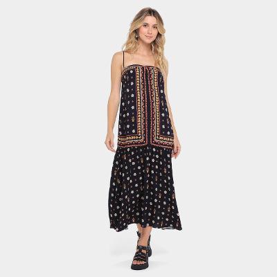 Vestido Farm Longo Lenço Lili