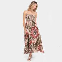 Vestido Farm Longo Floral Ligia - 1