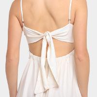 Vestido Curto Farm Coqueiro Tropical