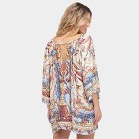 Vestido Farm Curto Vitral do Mar - 2