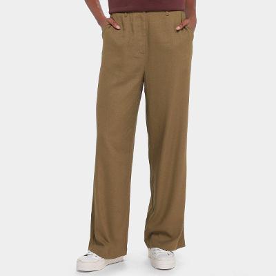 Calça Hering Alfaiataria Reta Feminina