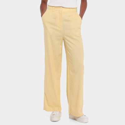 Calça Hering Alfaiataria Reta Feminina