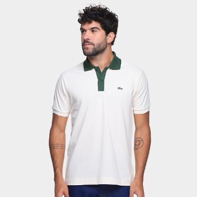 Camisa Lacoste Polo Contrast Collar Masculina