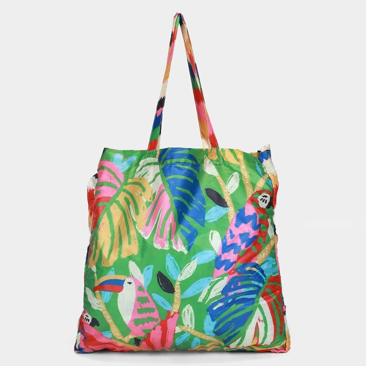 Bolsa Farm Me Leva Bosque Pássaros - 4