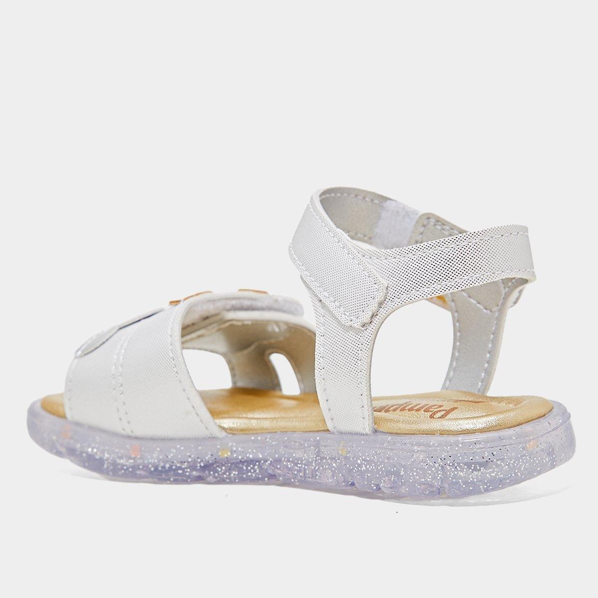 Sandália Infantil Pampili Lulli Com Led Menina - 4