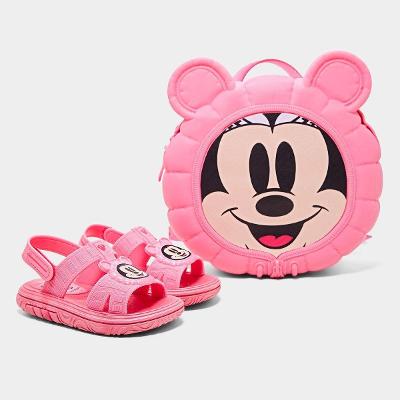 Sandália Bebê Grendene Disney Puff Bag Menina