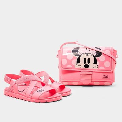 Sandália Infantil Grendene Disney Fun Bag Menina