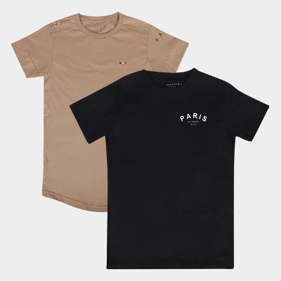 Kit Camiseta Infantil Industrie 2 Peças Menino