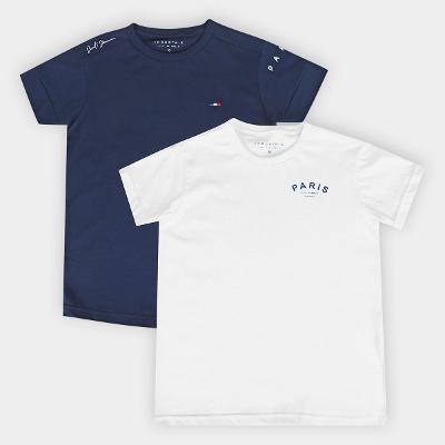 Kit Camiseta Infantil Industrie 2 Peças Menino