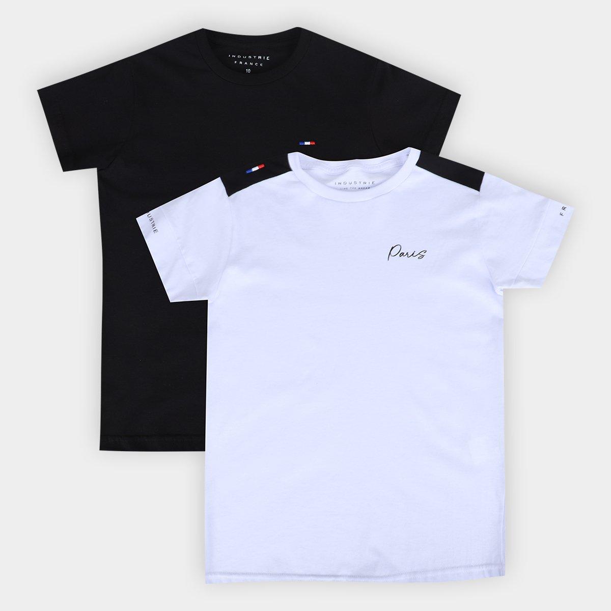 Kit Camiseta Infantil Industrie  Casual Menino - 2 Peças - 1