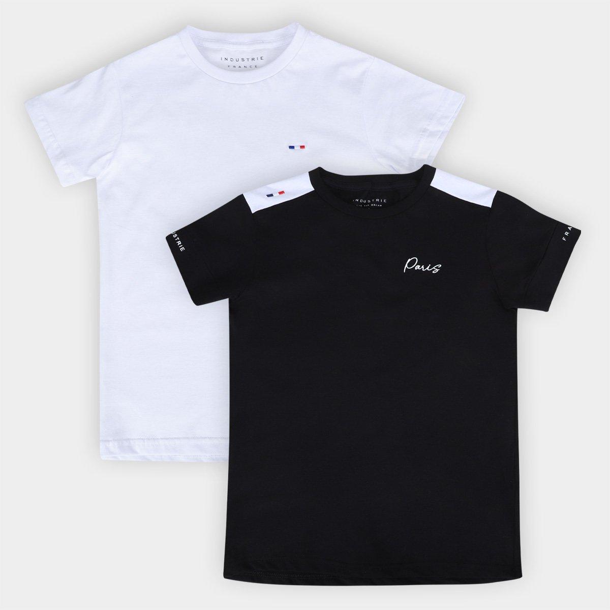 Kit Camiseta Infantil Industrie  Casual Menino - 2 Peças - 1