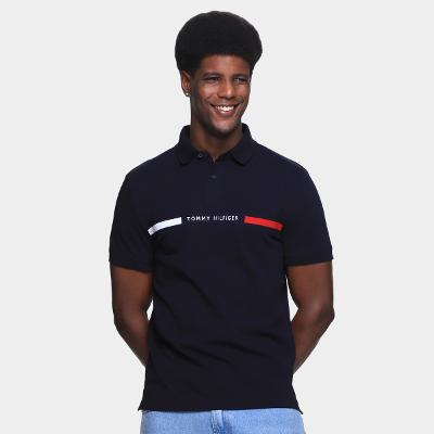 Camisa Polo Tommy Hilfiger Chest Insert Masculina