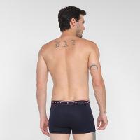 Kit Cueca Boxer Tommy Hilfiger Stretch Trunk Fancy 3 Peças - 3