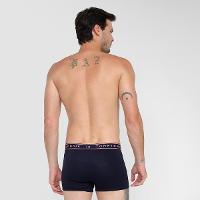 Kit Cueca Boxer Tommy Hilfiger Stretch Trunk Fancy 3 Peças - 3