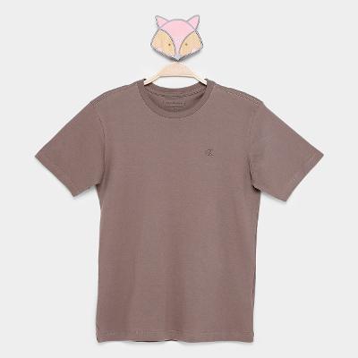 Camiseta Infantil Calvin Klein Bordado Menino
