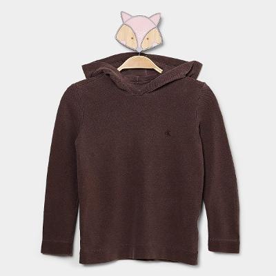 Moletom C/ Capuz Infantil Calvin Klein Menino