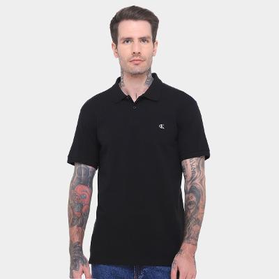 Camisa Polo Calvin Klein Logo Bordado Masculina