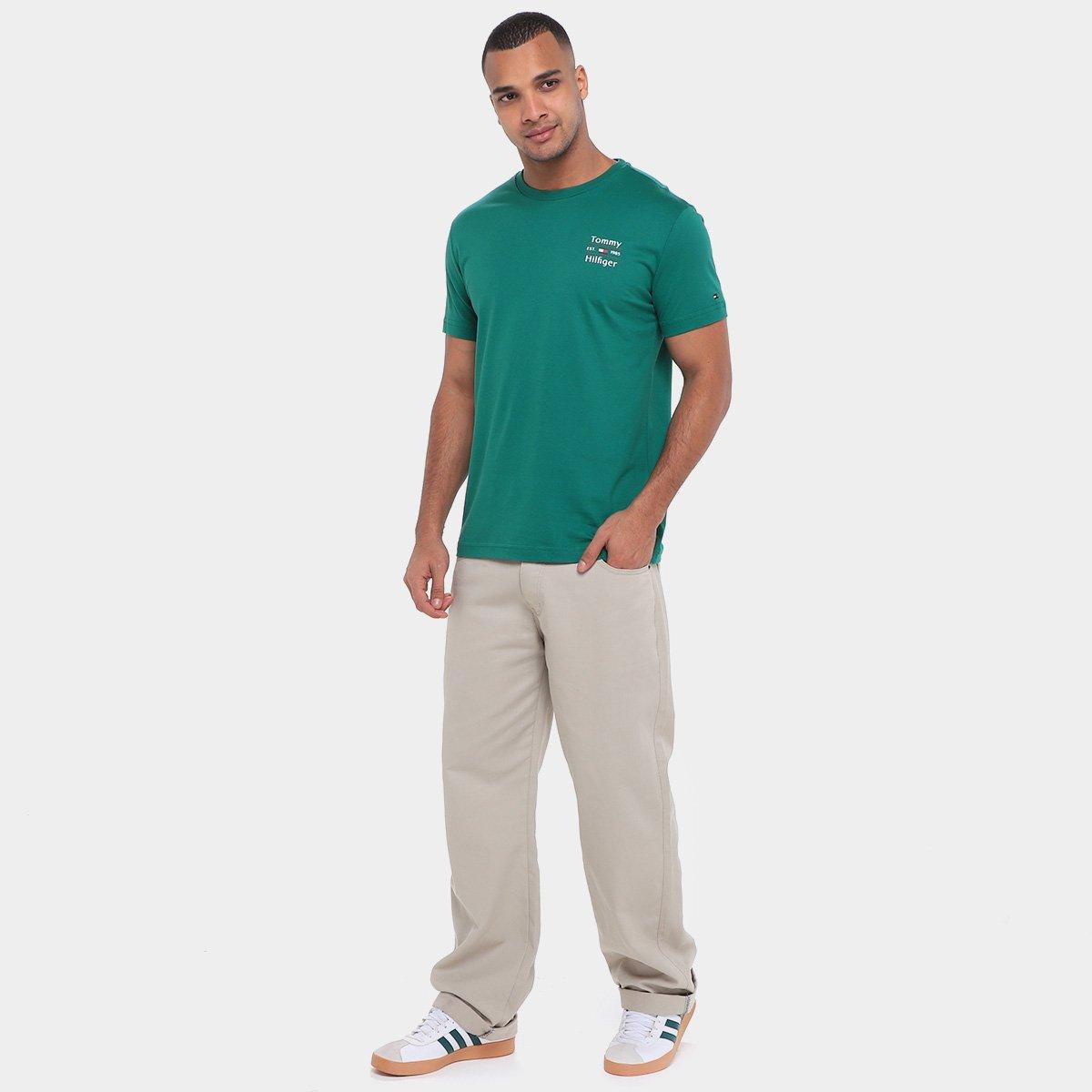 Camiseta Tommy Hilfiger Stack Masculina - 4