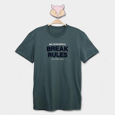 Camiseta Infantil Calvin Klein Break Rulles Menino
