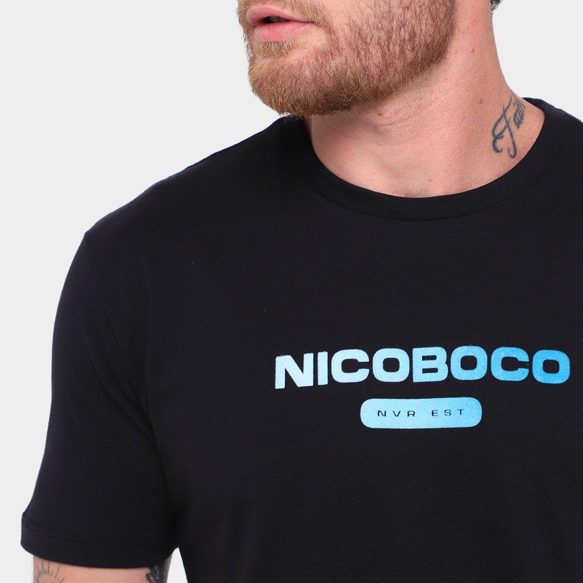 Camiseta Nicoboco Slim Fit Panteao Masculina - 3