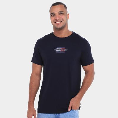 Camiseta Tommy Hilfiger Flag Box Masculina