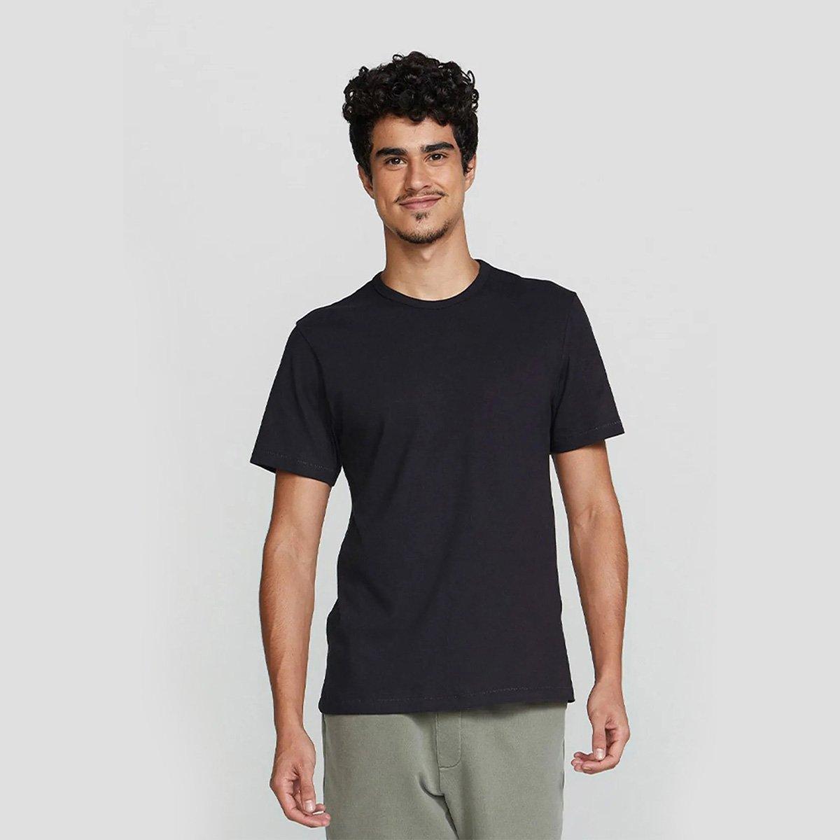 Kit Camiseta Hering Slim Masculina 5 Peças - 2