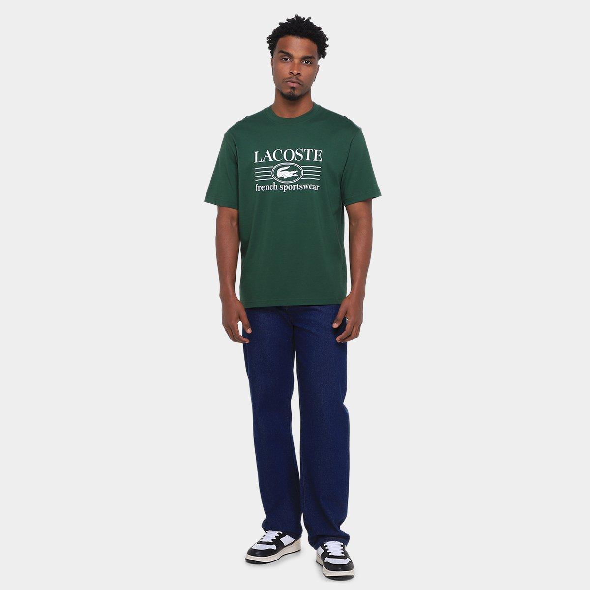 Camiseta Lacoste Básica Masculina - 4