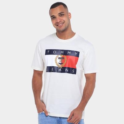 Camiseta Tommy Jeans RWB Crest FLG Masculina