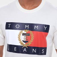 Camiseta Tommy Jeans RWB Crest FLG Masculina - 3