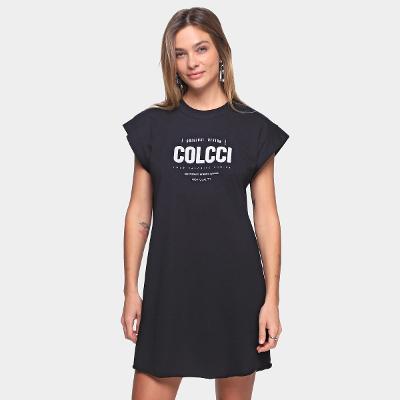 Vestido Curto Colcci Muscle Estampado