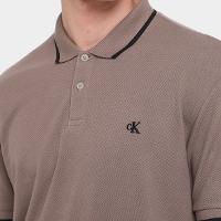 Camisa Polo Calvin Klein Friso Masculina - 3