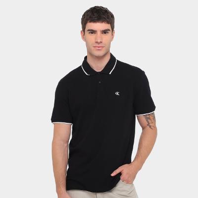 Camisa Polo Calvin Klein Friso Masculina