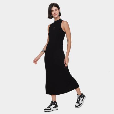 Vestido Longo Colcci Canelado Feminino