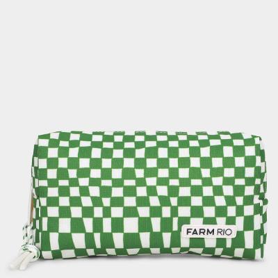 Necessaire Farm Ora Bolas Quadriculado Sonho